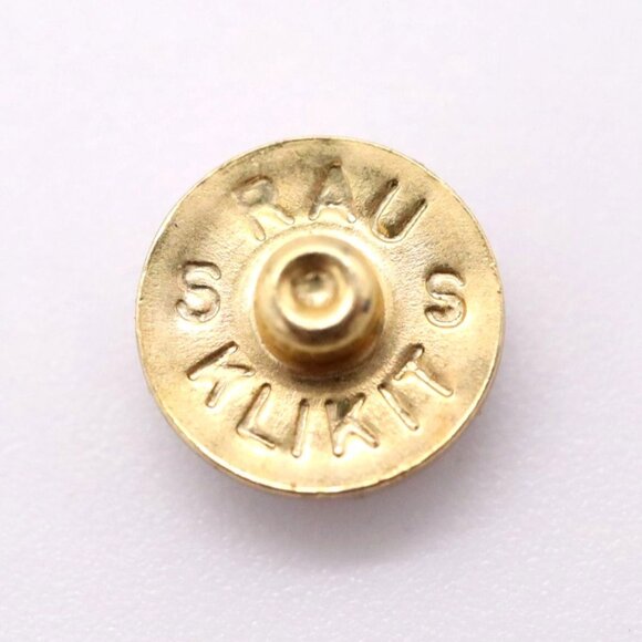 Vtg Rau Klikit Earrings Interchangeable Snap Stud Posts 4 Colors Set Signed - Picture 4 of 7